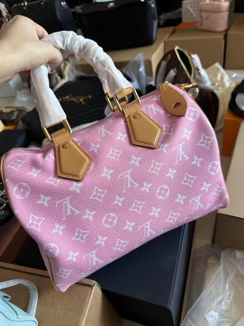LV pink handbag