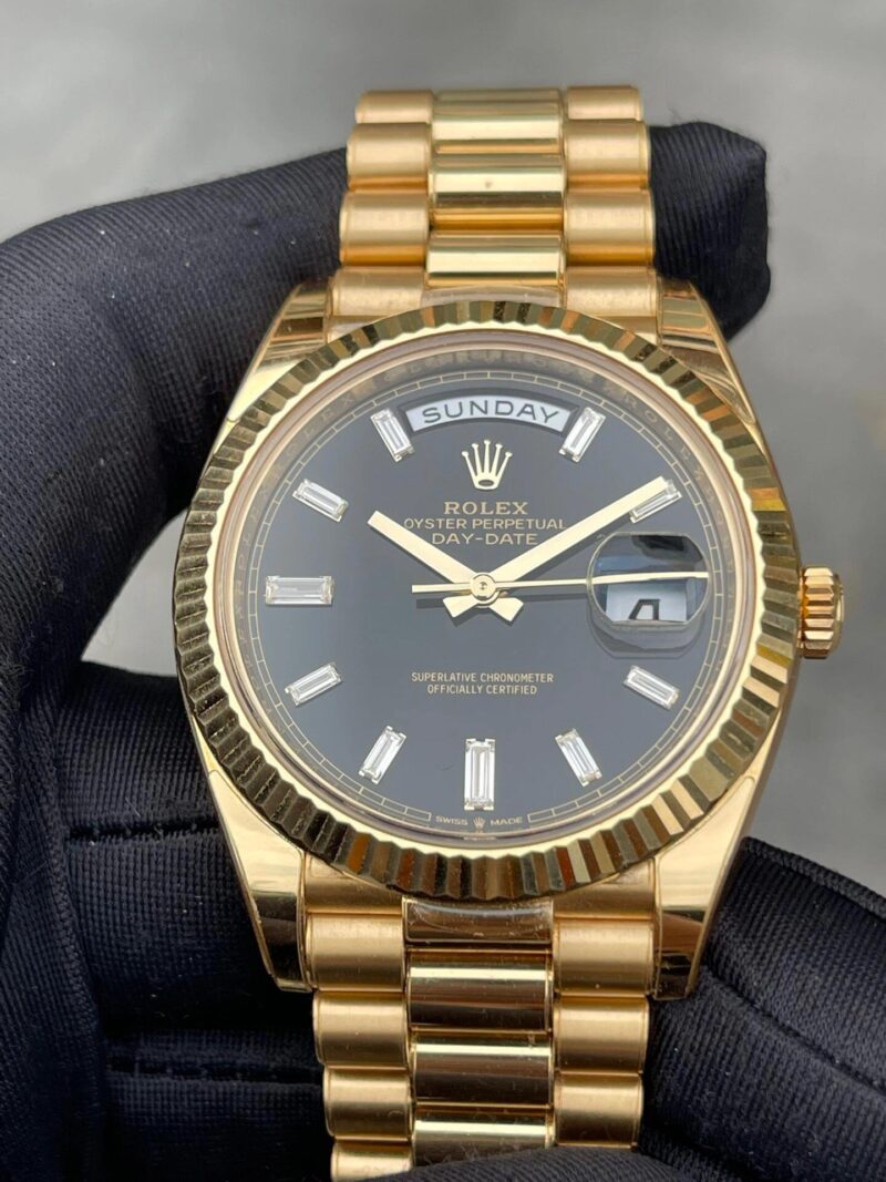 This model: Rolex Datejust watch Diameter/size: 40mm Dial color: black Mirror material: scratch-resistant sapphire crystal mirror Waterproof depth: 100 meters Movement model: top C factory advanced custom Swiss 3235 movement - Image 2