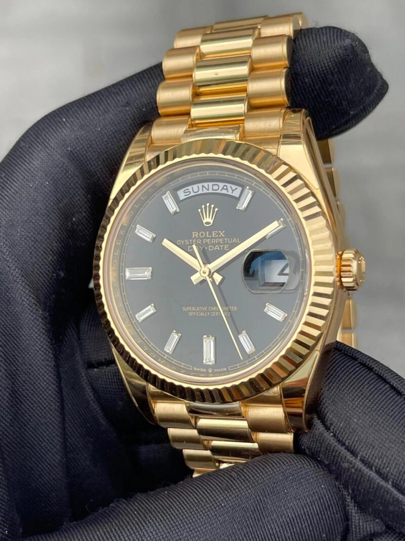 This model: Rolex Datejust watch Diameter/size: 40mm Dial color: black Mirror material: scratch-resistant sapphire crystal mirror Waterproof depth: 100 meters Movement model: top C factory advanced custom Swiss 3235 movement - Image 6